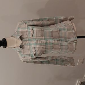 Patagonia flannel shirt.  100% organic cotton